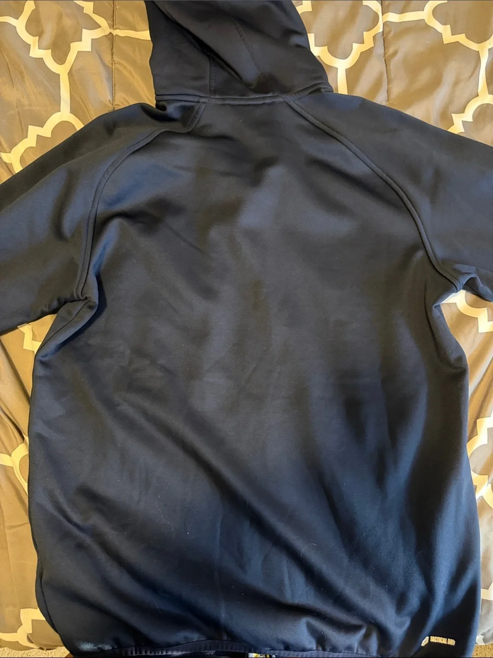 Team Sweden Hockey CCM Navy Hoodie with Yellow Crown Accents